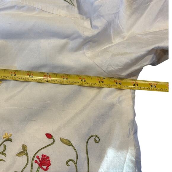 Neiman Marcus Vintage Women Silk Jacket Boho Festival Preppy Old Money Floral 12 - Picture 10 of 12